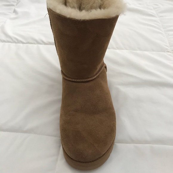 Womens UGG® Bailey Bow II Boot - Chestnut - Picture 6 of 15
